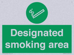 Designated smoking area